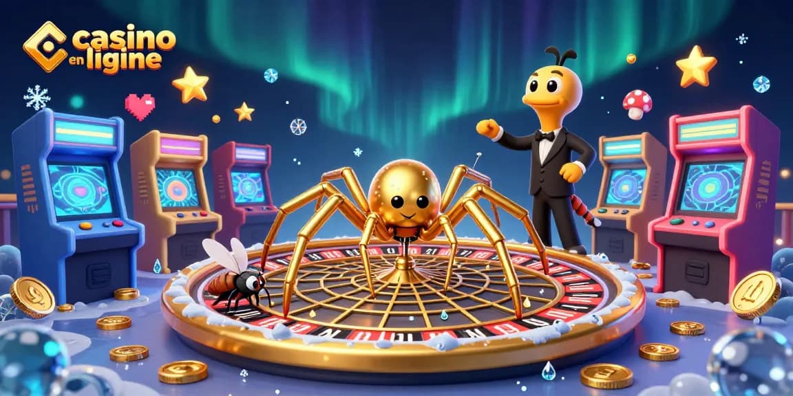 Jouez à des jeux de casino en ligne captivants avec des éléments colorés et interactifs.