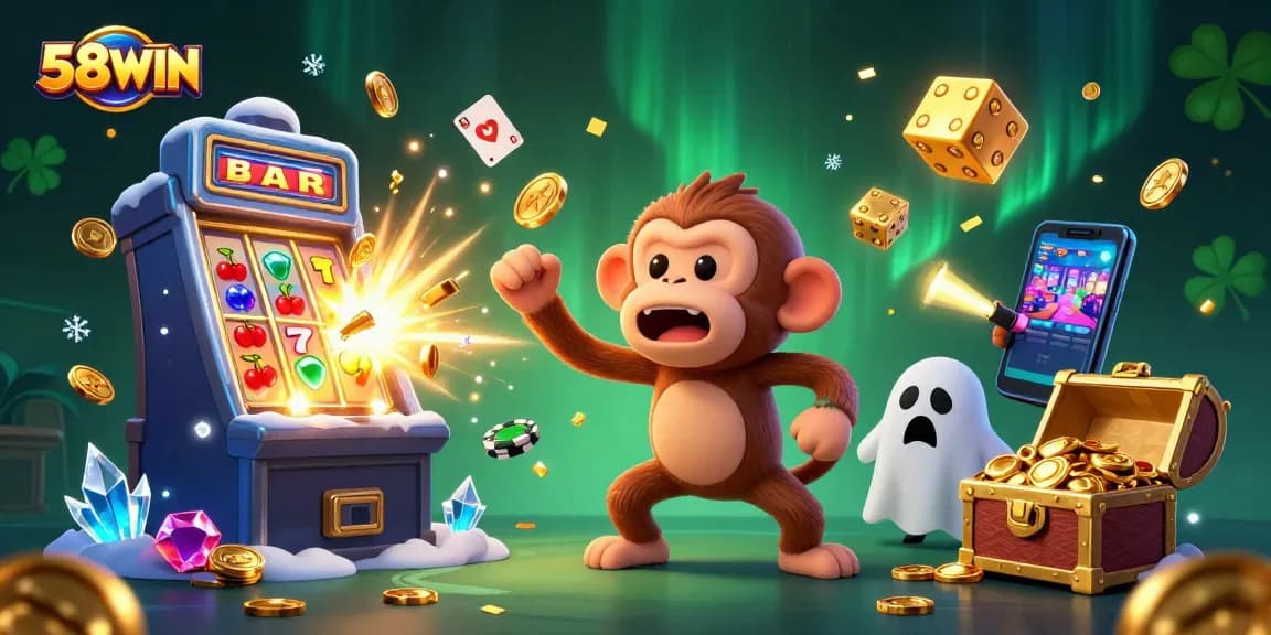 Engage with thrilling slots and jackpots at 58WIN while chasing golden rewards!