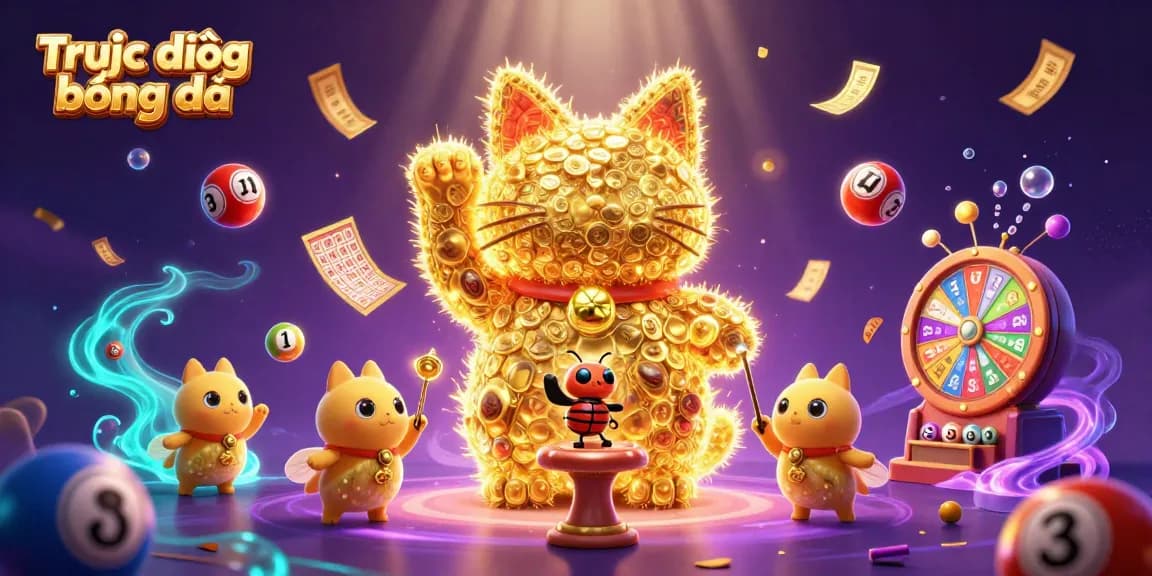 Experience Trực tiếp bóng đá with vibrant casino symbols and animated elements.