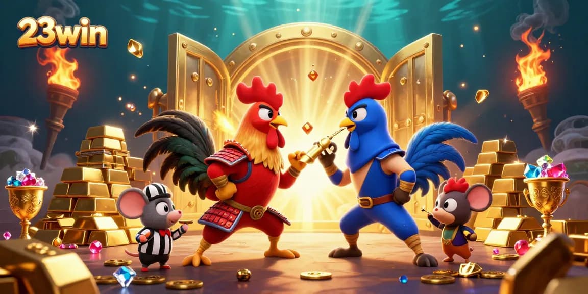 Experience thrilling rooster battles at 23win with dynamic gaming visuals and rich graphics.