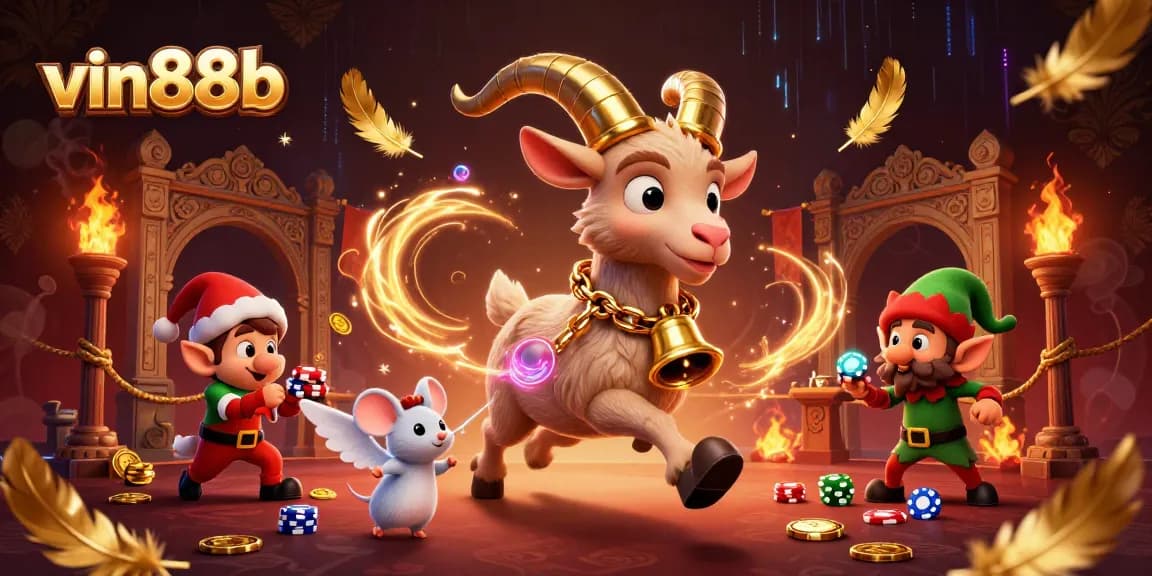 Experience vin88b's wild casino adventure with enchanting characters and chaotic gameplay.