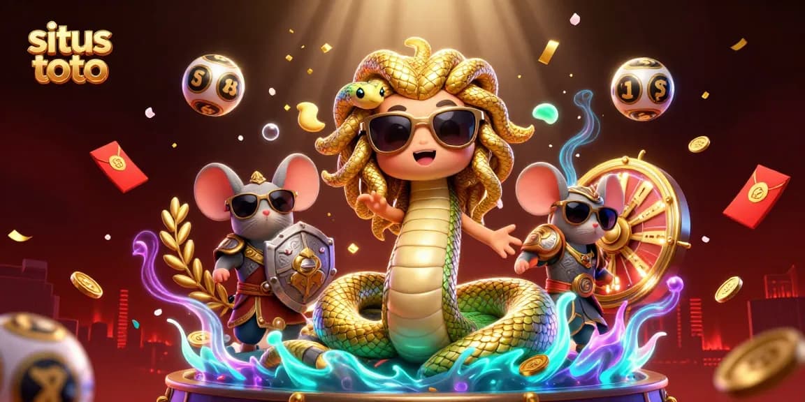Experience dynamic gaming with situs toto showcasing lively lottery elements and engaging characters.