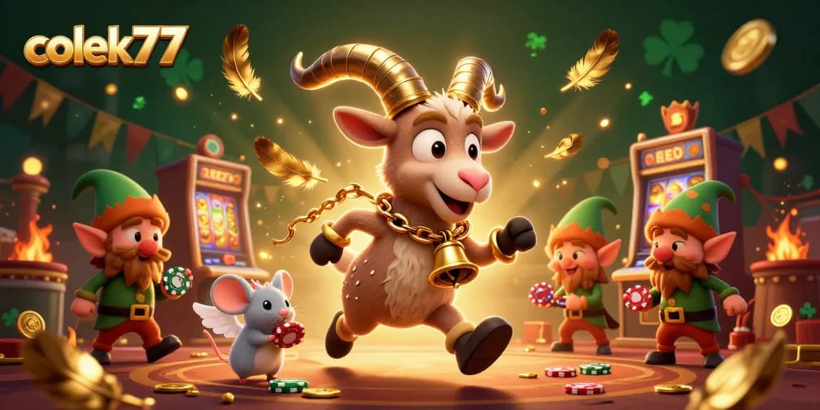 Play thrilling games at colek77 casino with festive Krampus and lively characters reckoning wins.