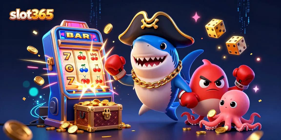 Experience vibrant gaming excitement with slot365’s thrilling slot machine scene full of action and rewards.