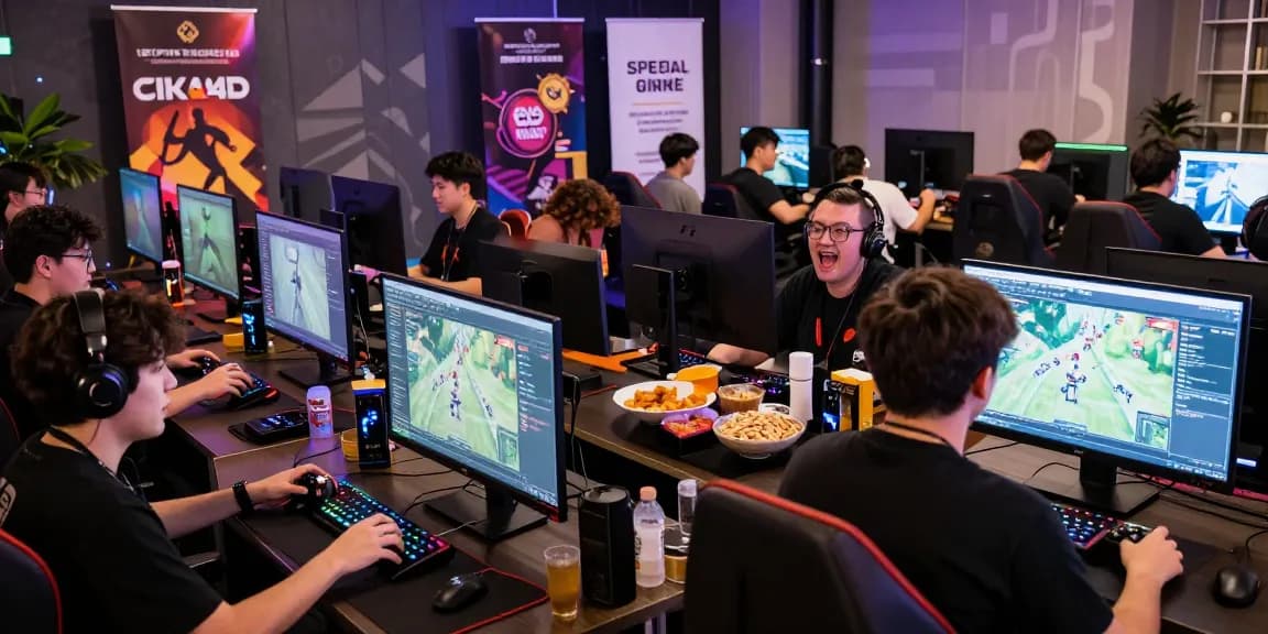 Exciting CIKA4D online gaming event with players engaged in competition and vibrant atmosphere.
