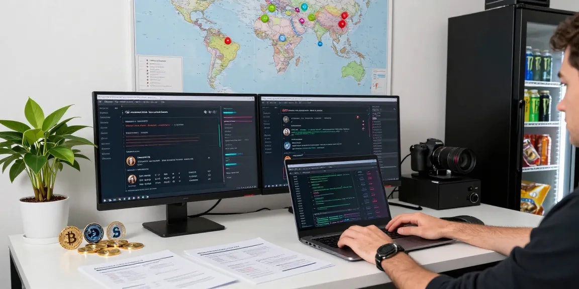 Exploring the Best Darknet Markets 2026 with detailed analytics and cryptocurrency coins on display.