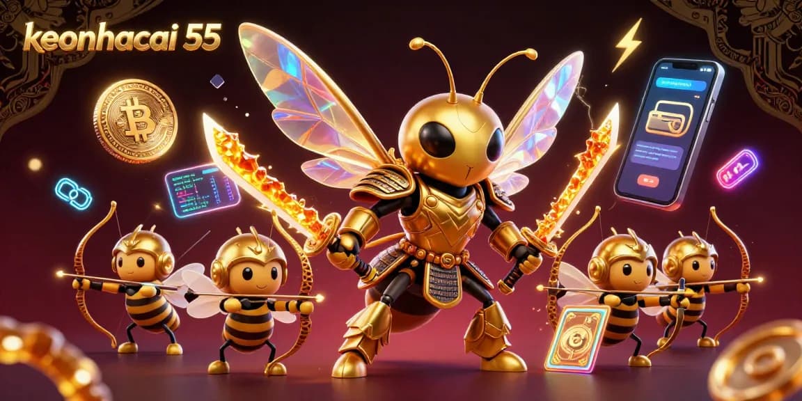 Engage with keonhacai 55 through this dynamic 3D casino illustration featuring unique gaming elements.