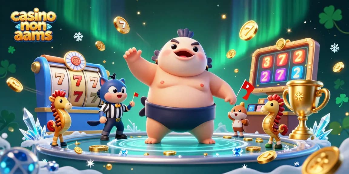 Gioca nei casino non aams con slot vibranti e un fugu gigante al centro della scena