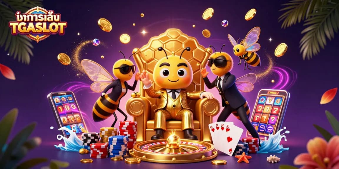 ทดลองเล่น TGASLOT สนุกไปกับเกมสล็อตออนไลน์ในภาพ 3D ที่แสดงบรรยากาศคาสิโนเต็มไปด้วยความตื่นเต้น