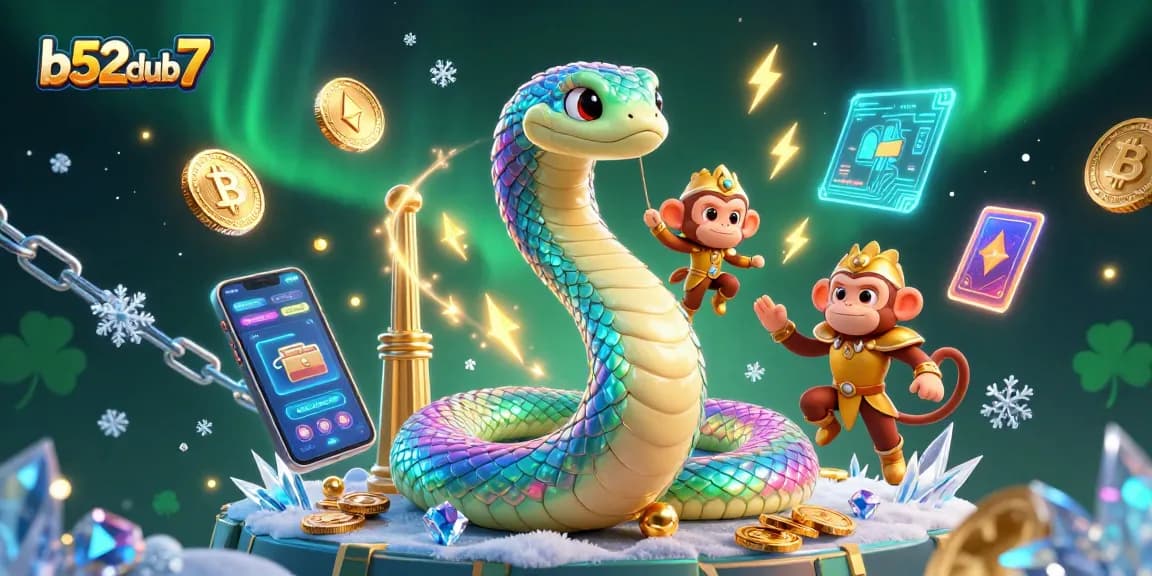 Engage in high-stakes gaming adventures with b52club7's enchanting illustration of a vibrant casino fantasy scene.