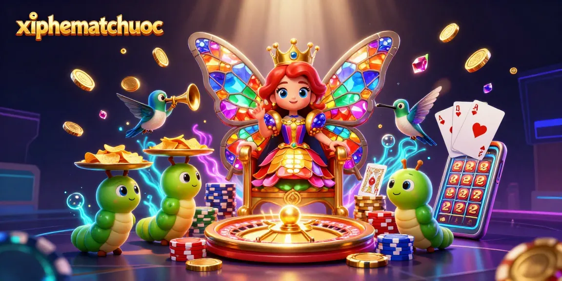 Experience thrilling gameplay in xiphematchuoc with vibrant characters and casino elements in a dynamic setting.