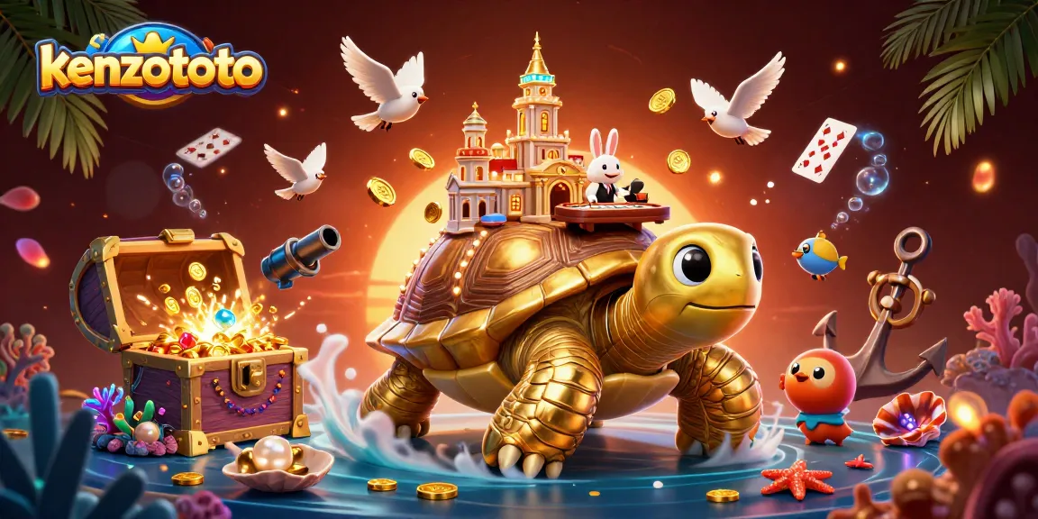 Kenzototo offers thrilling online gambling with secure gameplay featuring a golden tortoise casino.