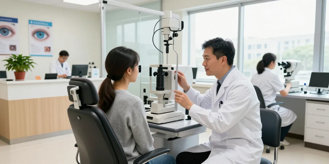 Eye care consultation at SNU Eye Clinic, showcasing advanced technology and personalized service in snuseoul.