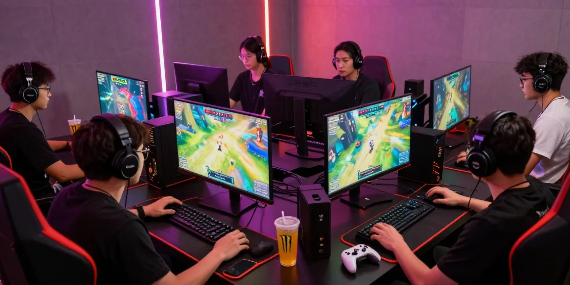 Pengalaman bermain game di https://www.acdctees.com, gamer menikmati sesi multiplayer dengan perangkat modern.