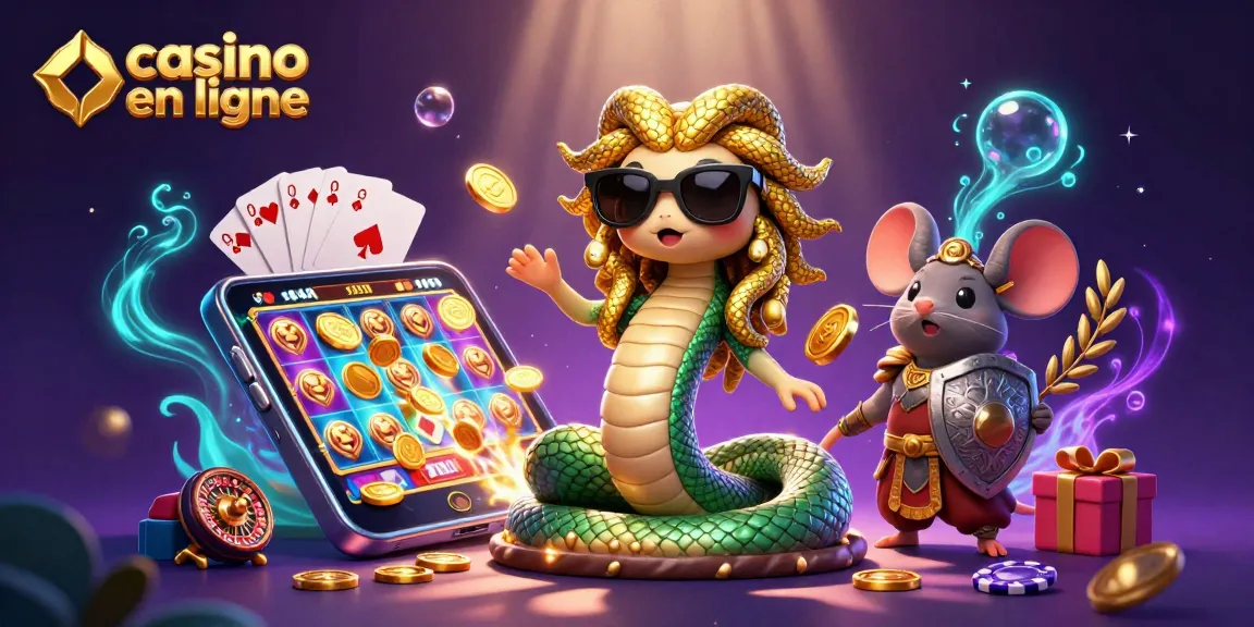 Casino en ligne : jouez à des jeux de machines à sous avec des personnages amusants et des éléments colorés