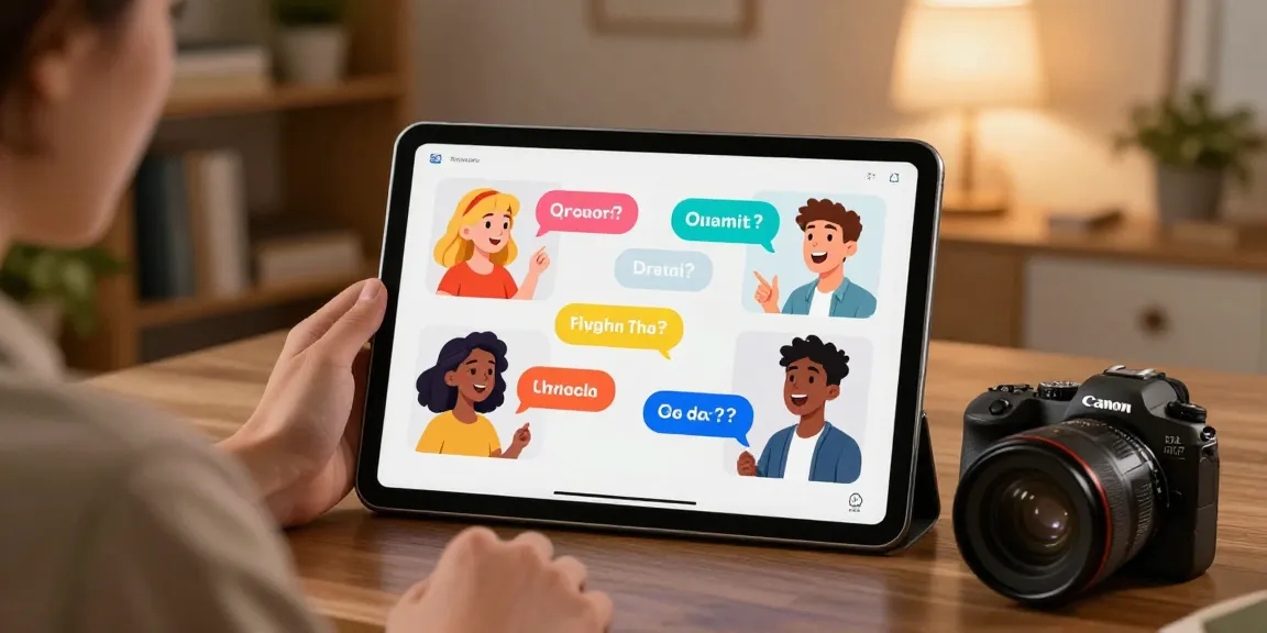Engaging interaction on CrushOn AI platform with character avatars and cozy setting