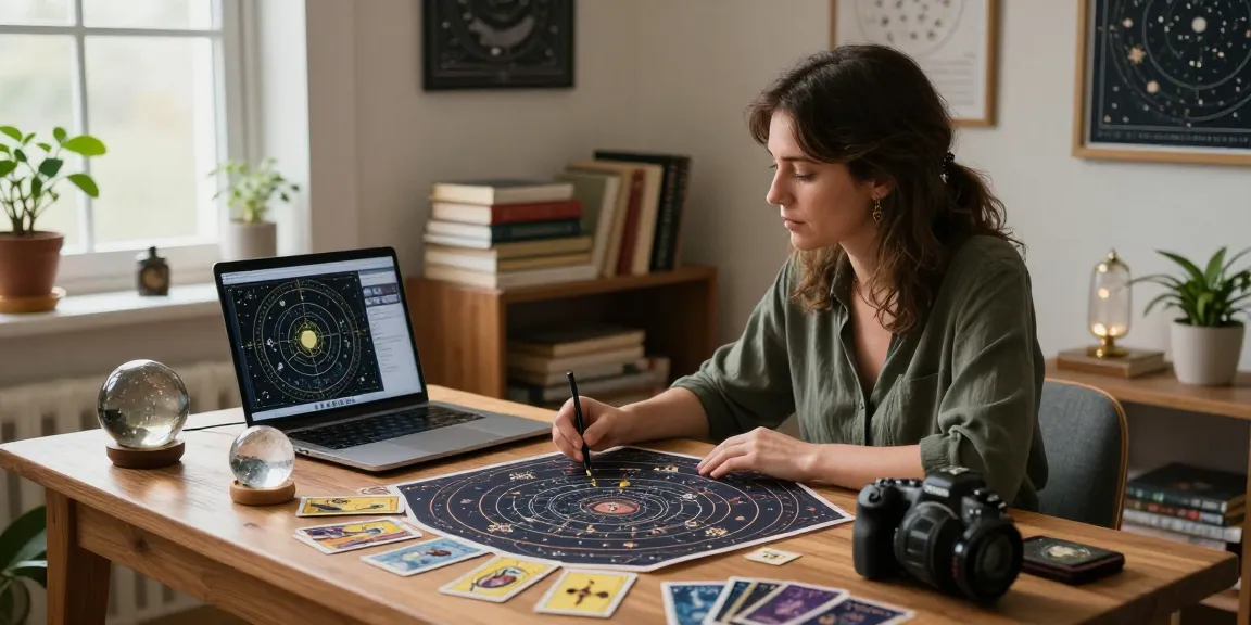 Astrology consultation with the Best Astrologer in India in a serene home office
