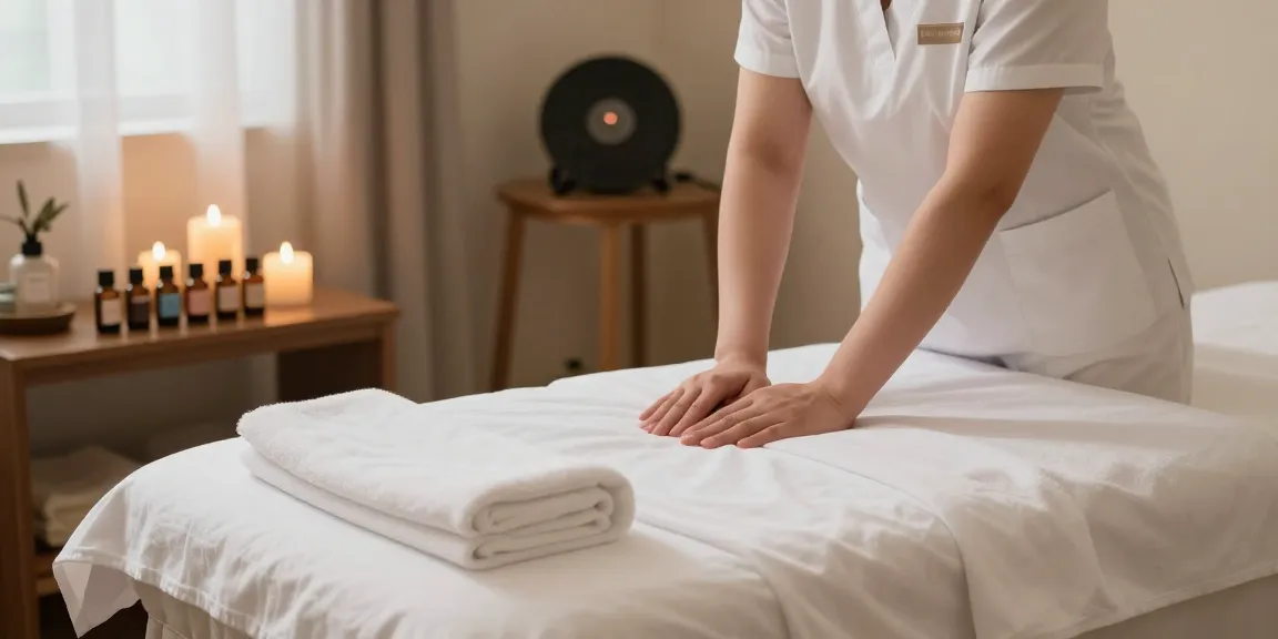 대치동마사지 전문가가 준비하는 아늑한 마사지 치료실 풍경