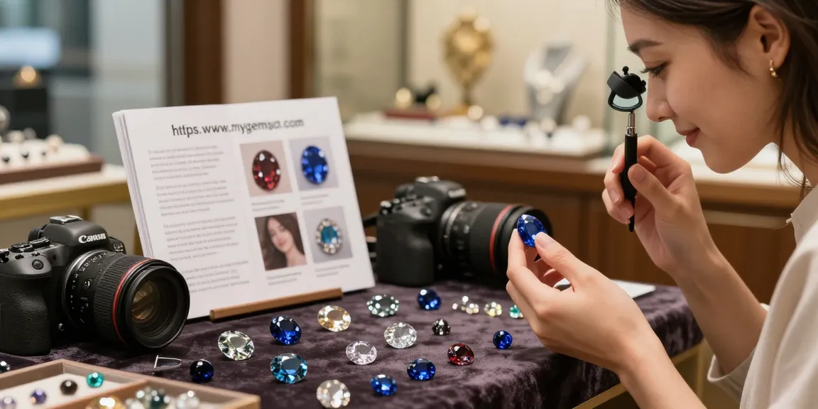 High-quality gemstones collection at https://www.mygemspot.com showcased in an inviting gem shop setting.