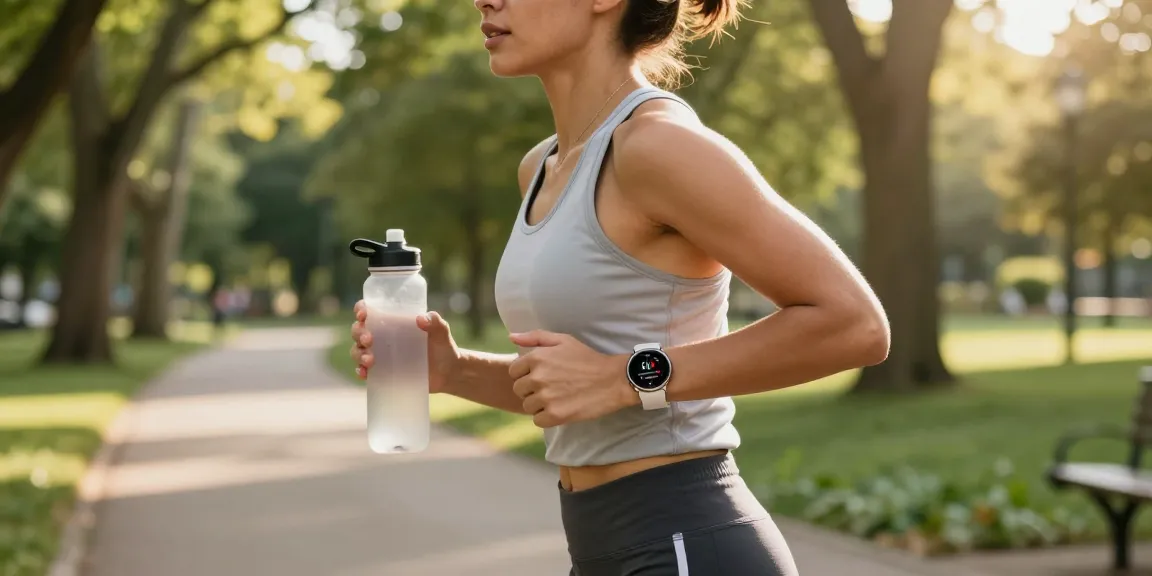 Aktivitas luar ruangan dengan jam tangan Fitbit Luxe yang menunjukkan kesehatan di https://www.polarfitbitshop.com/fitbit-luxe/.