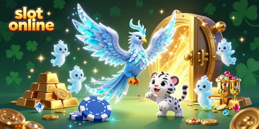Spin the reels in this magical slot online adventure with shining treasures and enchanting characters.