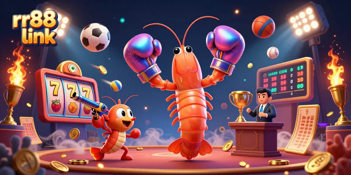 Engage with rr88 link for a vibrant depiction of a thrilling gambling scene featuring dynamic gambling elements.