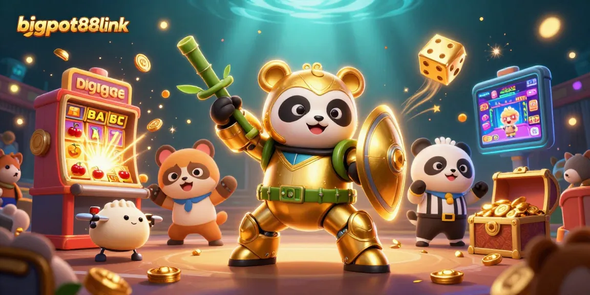 Experience bigpot88link with a vibrant 3D illustration showcasing exciting casino elements and action!