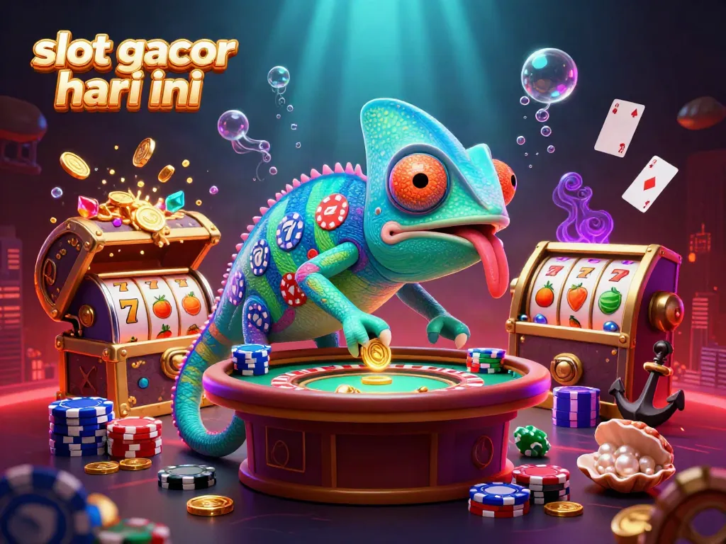 Engage with slot gacor hari ini by winning bright rewards and vibrant gaming elements in a lively underwater scene.