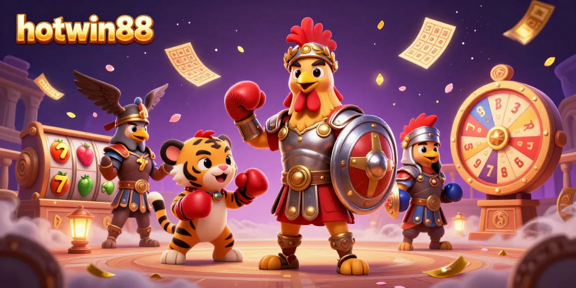 Experience big wins with hotwin88, featuring vibrant slot reels and dynamic golden symbols.