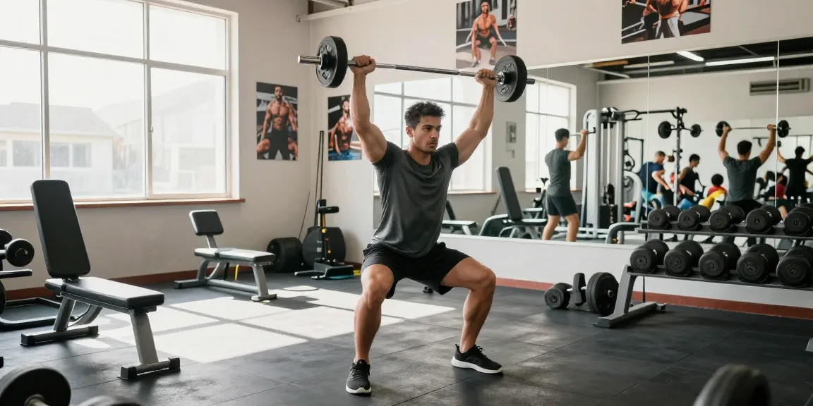 Engaged workout at Deus Medical Shop gym, showcasing dedication and fitness.