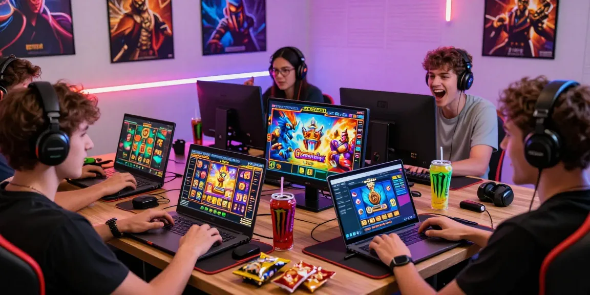 Players enjoying games on tempototo in a lively online gaming environment with vibrant slot visuals.