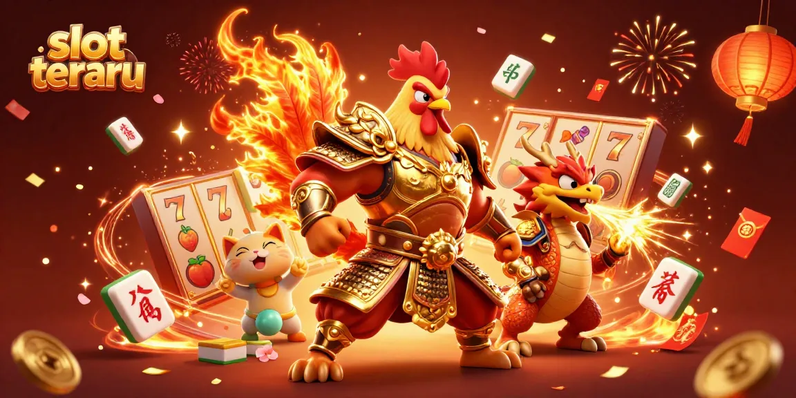 Experience thrilling gameplay with slot terbaru features, including vibrant characters and dynamic casino elements.