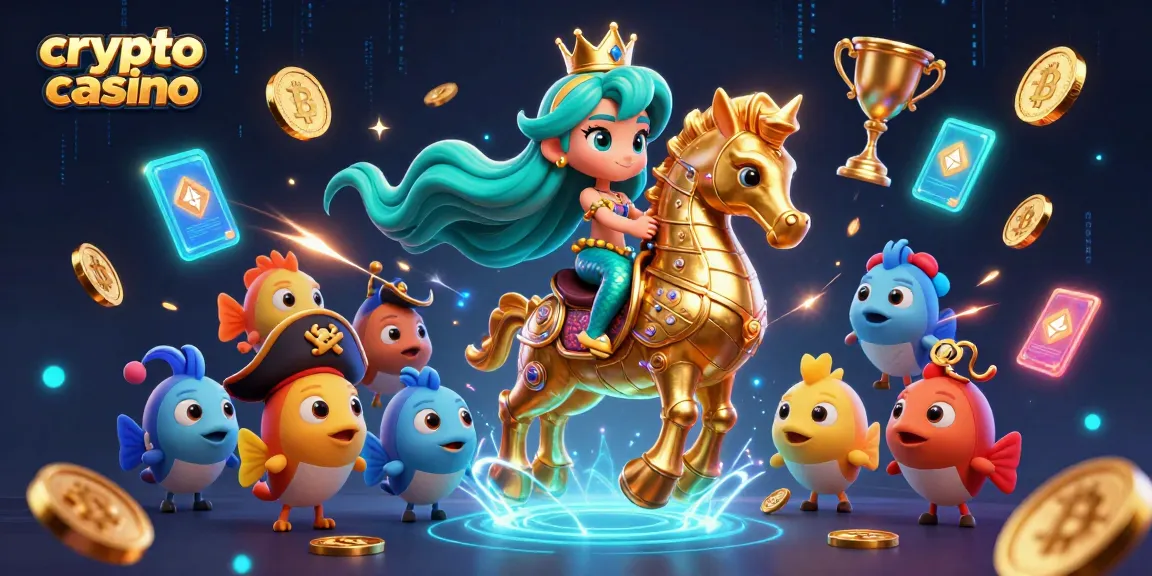 Gioca nel crypto casino mentre esplori un mondo pieno di avventure con la sirena e monete digitali