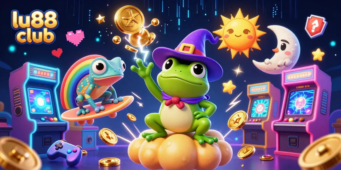 Experience the excitement at lu88 club with vibrant casino themes and magical characters.