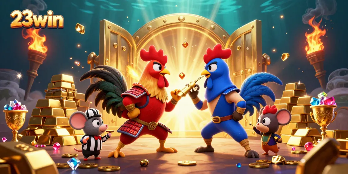 Experience thrilling rooster battles at 23win with dynamic gaming visuals and rich graphics.