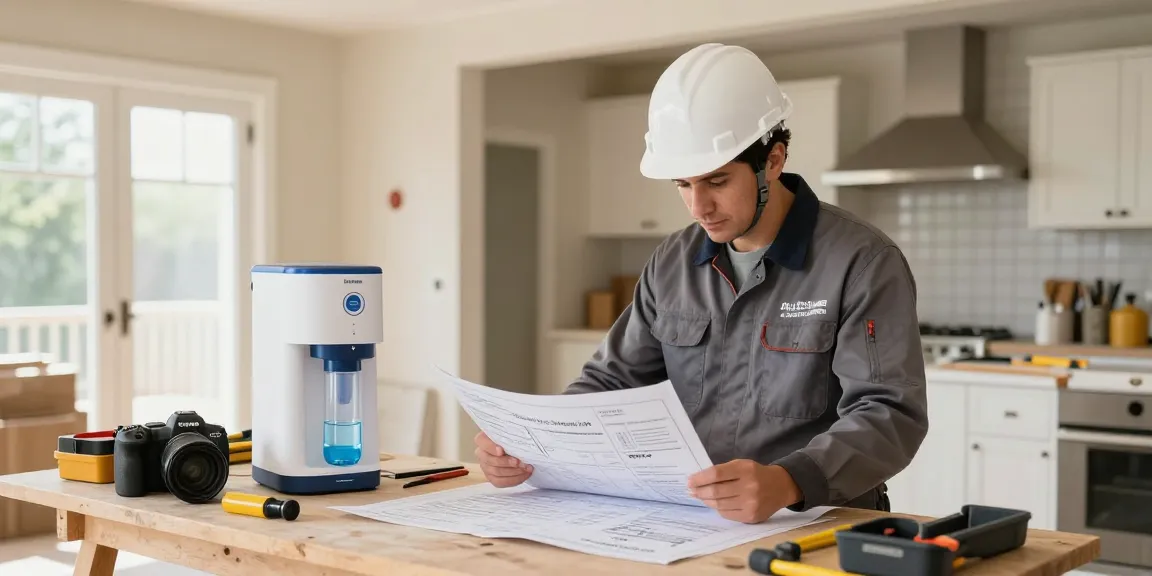 Waterdrop ED11W Rechargeable Water Filter Dispenser with local trusted provider in a home setting focusing on clean water solutions.