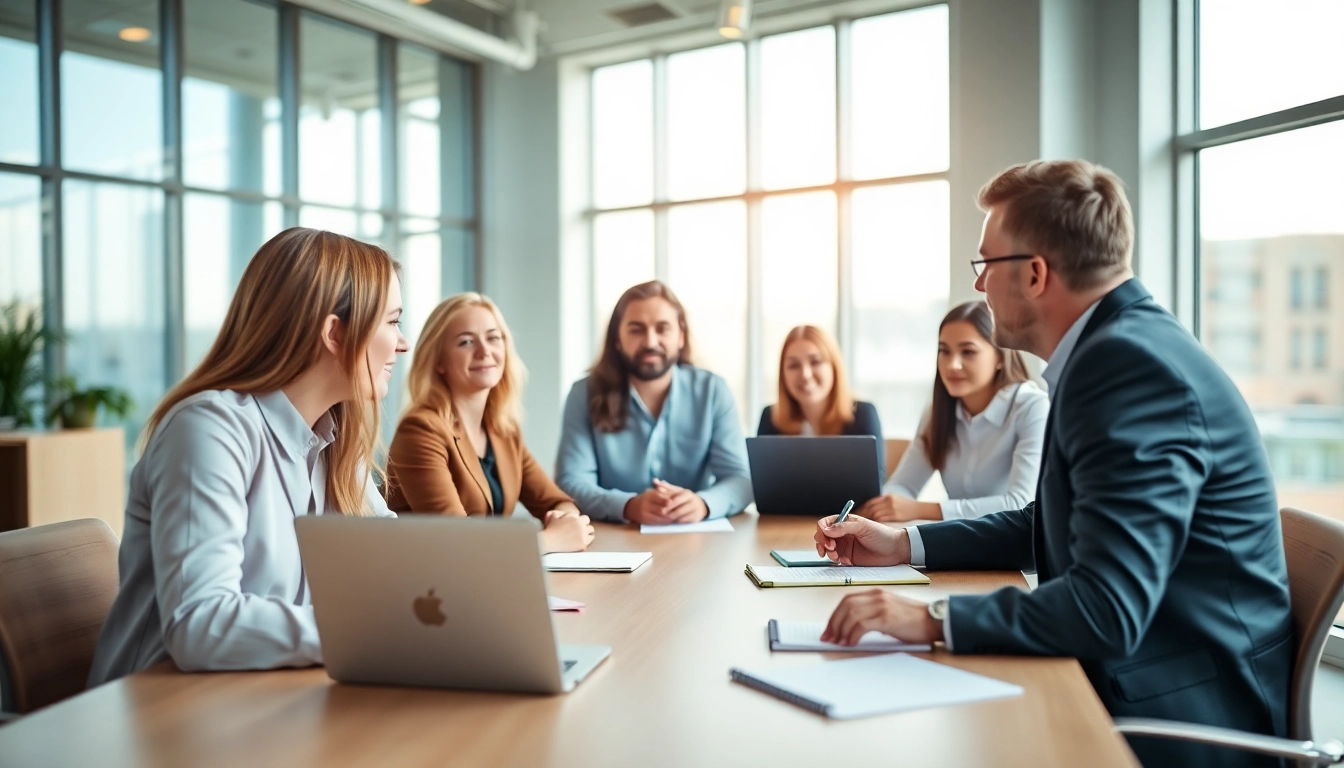 Mediation session showcasing active discussion in a professional environment.