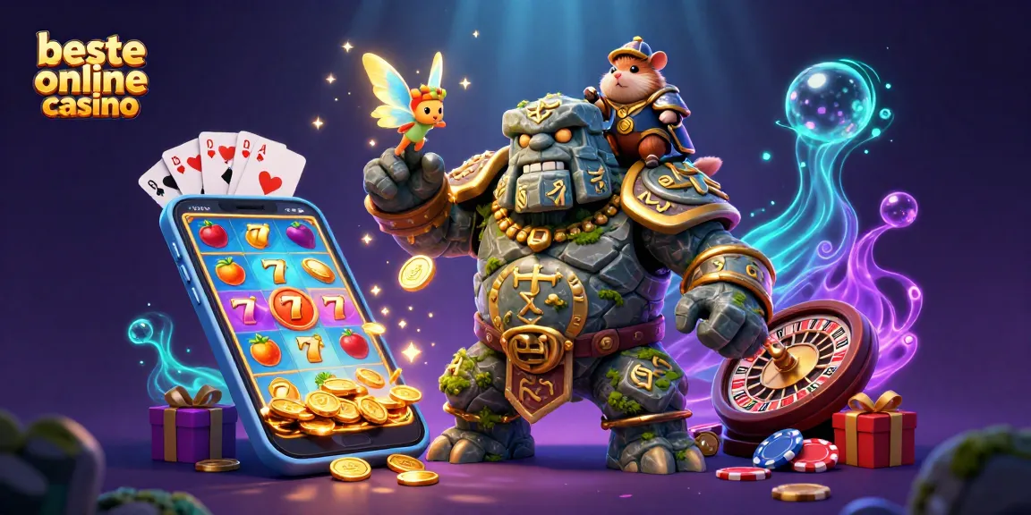 Play exciting slots at the beste online casino with vibrant 3D characters and magical elements.