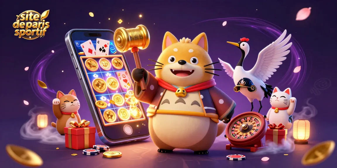 Pariez rapidement sur un site de paris sportif avec des personnages animés et des jeux engagés.