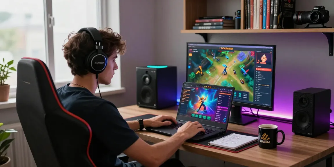 Player logged into https://naga2000.blog enjoying a vibrant online gaming experience with high-tech setup.