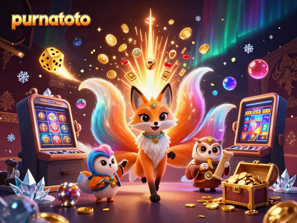 Mengaktifkan peluang menang dengan simbol slot dan jackpot di PURNATOTO yang penuh warna.