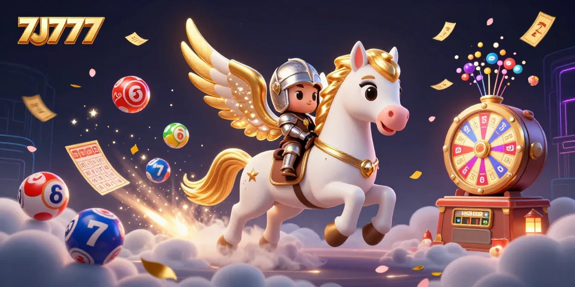 Win exciting prizes at 7J777 with colorful lottery elements and dynamic gaming action.