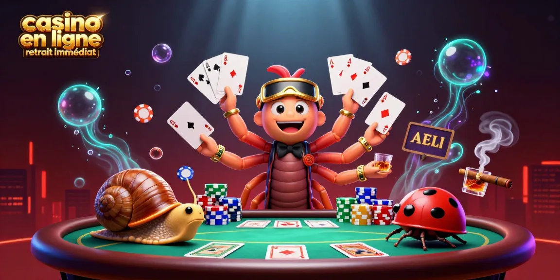 Jouez au casino en ligne retrait immédiat et profitez de gains rapides avec des personnages amusants.