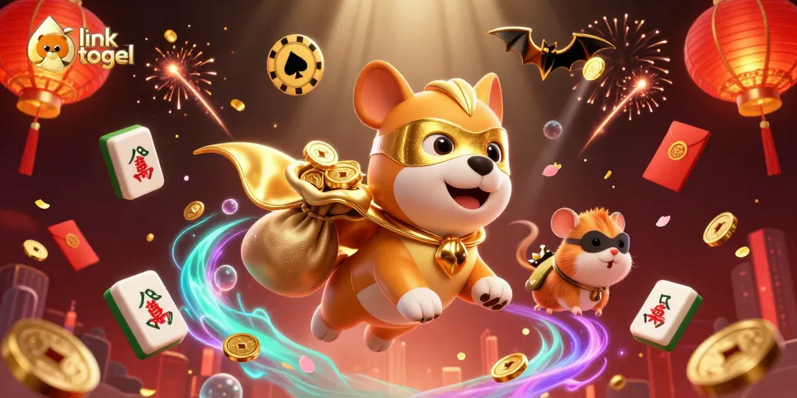 Engage with link togel through an exciting 3D hero scene filled with dynamic casino elements.