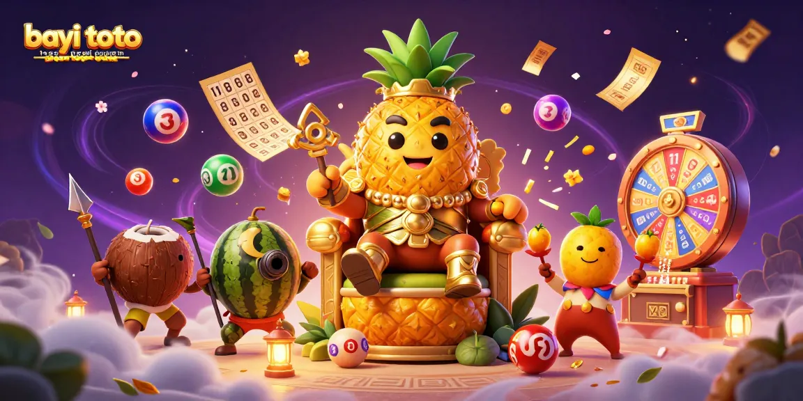 Engage with bayi toto togel pusat bandar online through vibrant 3D gaming elements and characters in action.