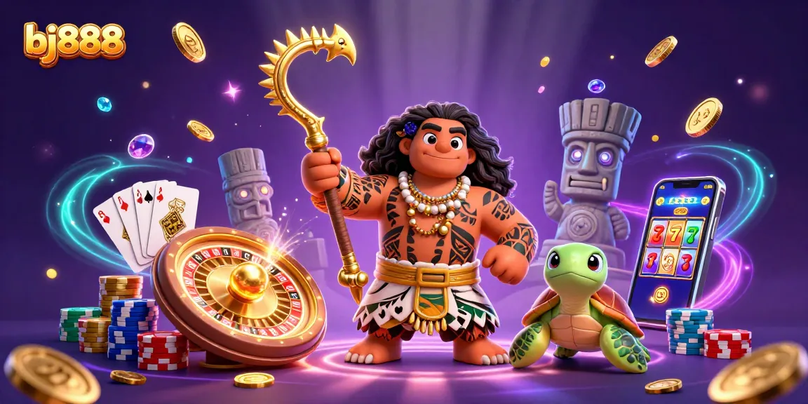 Win big at bj888 with vibrant 3D casino characters and engaging gaming elements.