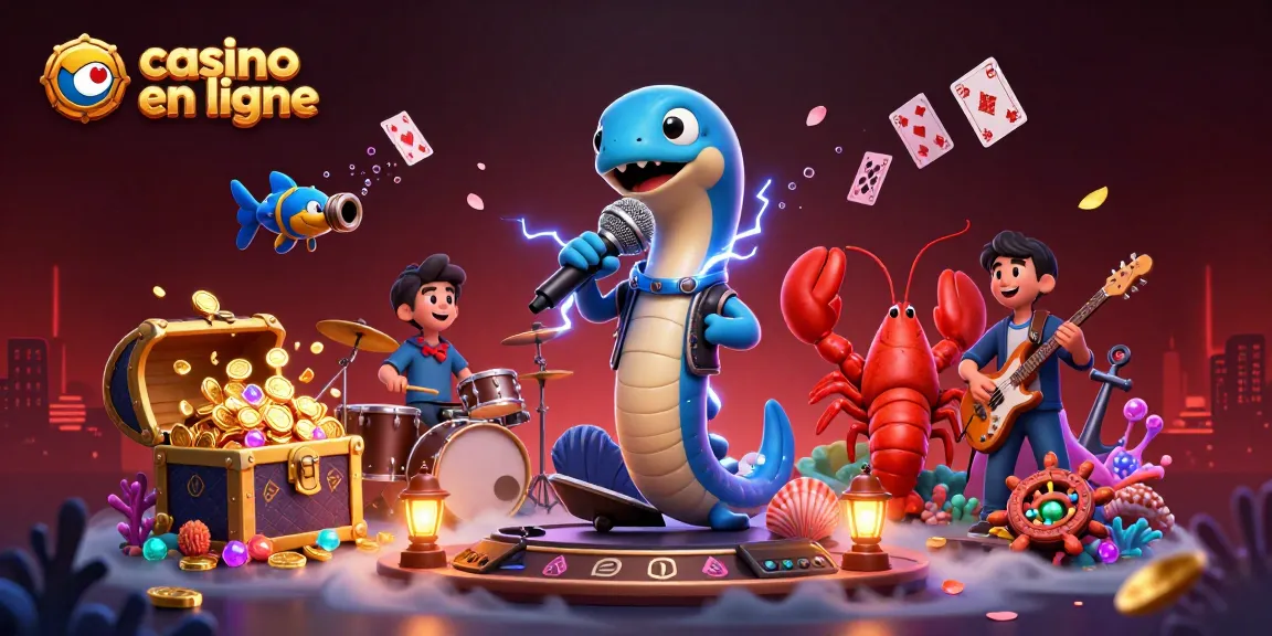 Vivez l'expérience du casino en ligne avec un concert sous-marin dynamique!