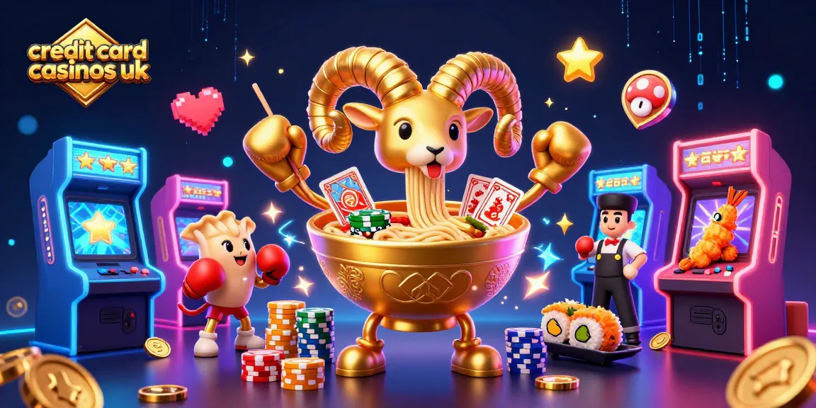 Engaging scene showcasing credit card casinos UK with vibrant characters and gaming elements.
