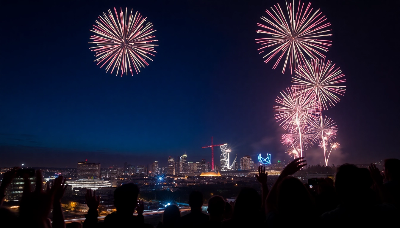 Experience the stunning manchester fireworks display lighting up the night sky in vibrant colors.