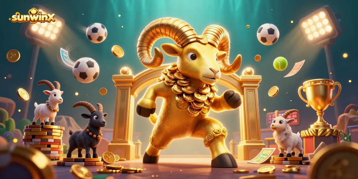 Experience immersive action at sunwinx casino with vibrant sports elements and golden charm.